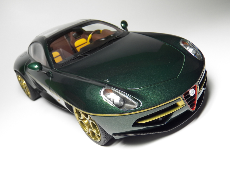 Illustration for article titled AP's 1:18 Grail Car: Touring Superleggera 2014 Alfa Romero Disco Volante by Tecnomodel
